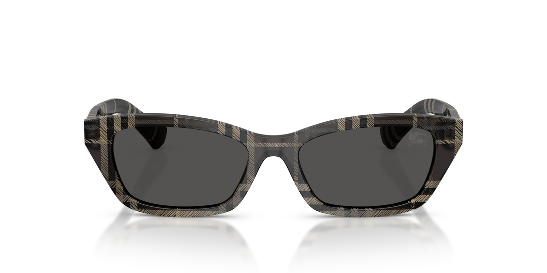 Burberry BE4488 419987 Cuadriculado Gris / Gris oscuro vista 5