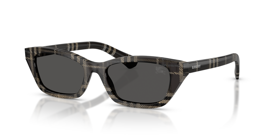 Burberry BE4488 419987 Cuadriculado Gris / Gris oscuro vista 2