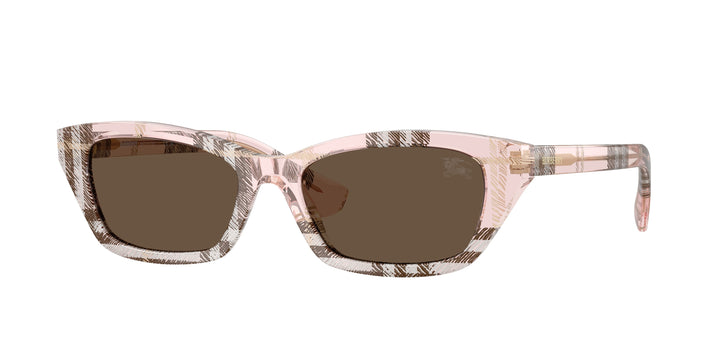 Burberry BE4488 422173 Cuadriculado Rosa / Marrón vista 1