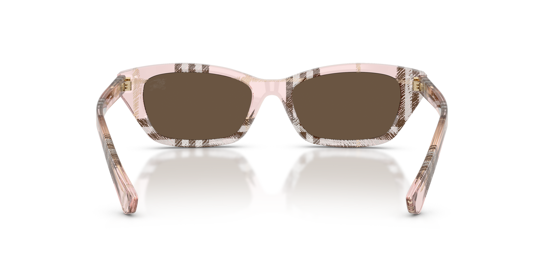 Burberry BE4488 422173 Cuadriculado Rosa / Marrón vista 4