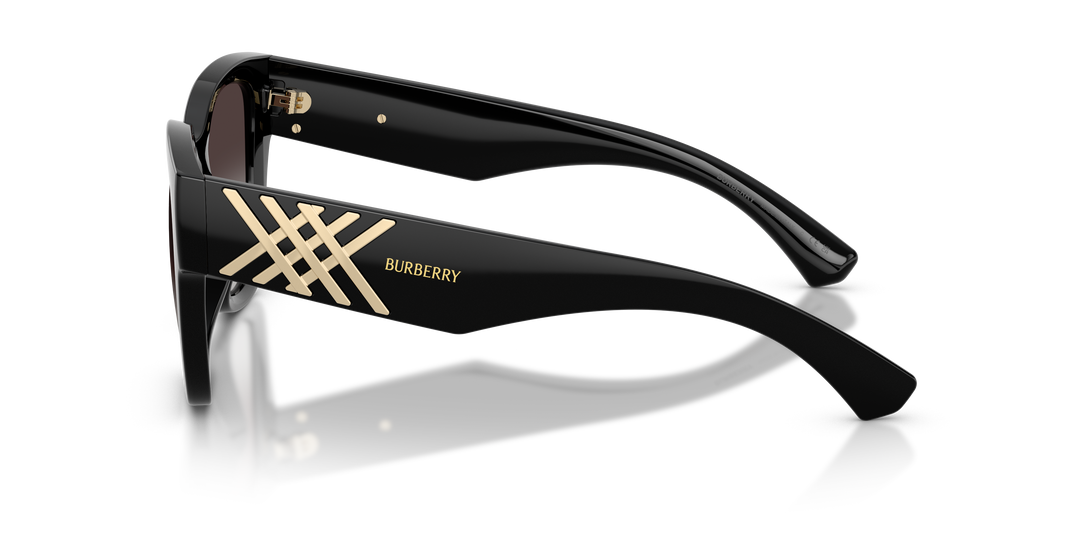Burberry BE4489U 300187 Negro / Gris degradé vista 3