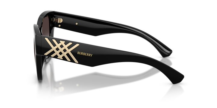Burberry BE4489U 300187 Negro / Gris degradé vista 3
