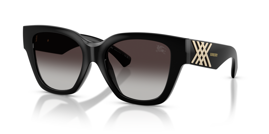 Burberry BE4489U 300187 Negro / Gris degradé vista 2