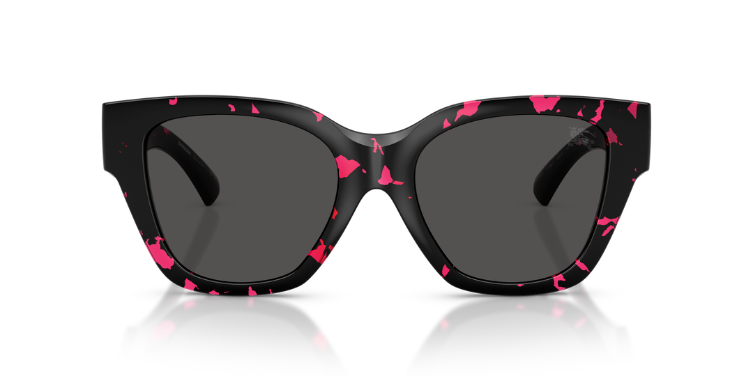 Burberry BE4489U 412687 Fucsia Havana / Gris oscuro vista 5