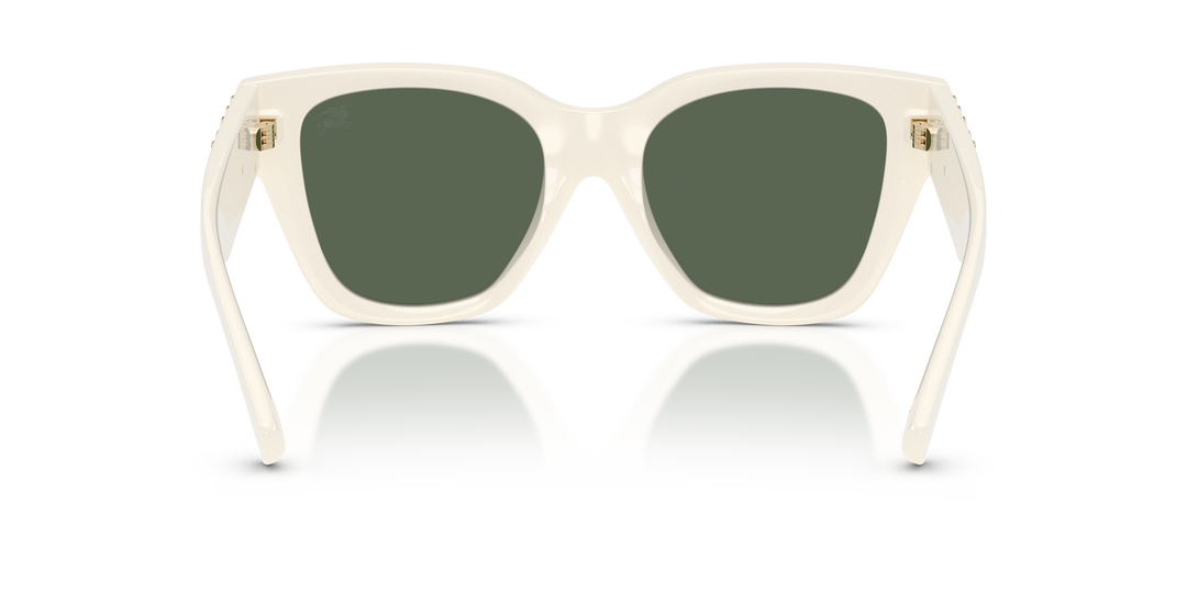 Burberry BE4489U 421871 Blanco / Verde oscuro vista 4