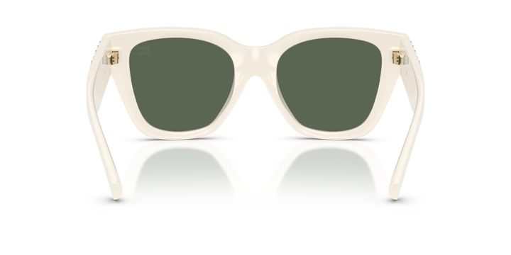 Burberry BE4489U 421871 Blanco / Verde oscuro vista 4