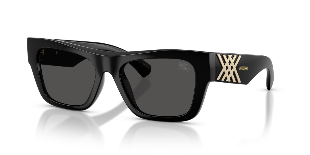 Burberry BE4490U 300187 Negro / Gris oscuro vista 2