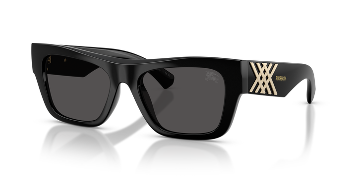 Burberry BE4490U 300187 Negro / Gris oscuro vista 2