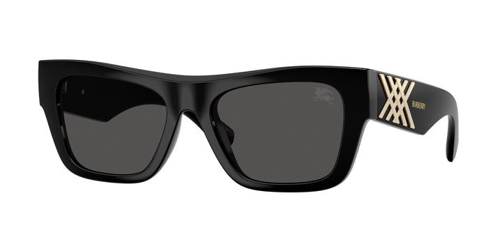 Burberry BE4490U 300187 Negro / Gris oscuro vista 1
