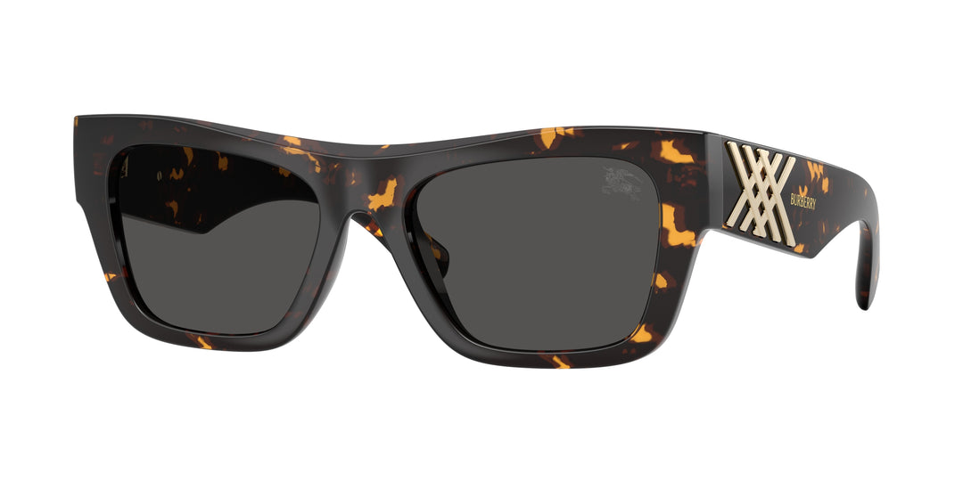 Burberry BE4490U 410687 Havana Amarillo / Gris oscuro vista 1
