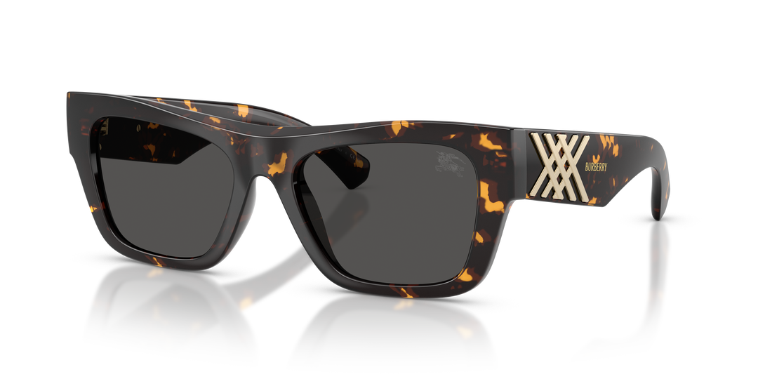 Burberry BE4490U 410687 Havana Amarillo / Gris oscuro vista 2
