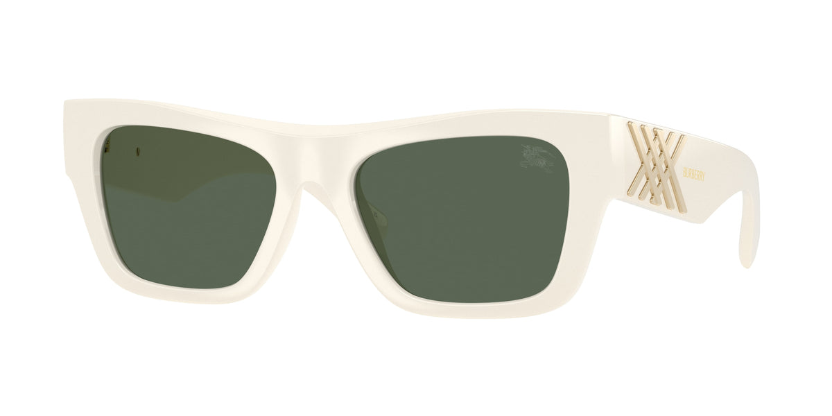 BURBERRY BE4490U · 53mm / Blanco / Verde oscuro