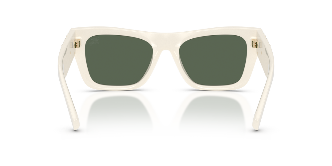 Burberry BE4490U 421871 Blanco / Verde oscuro vista 4