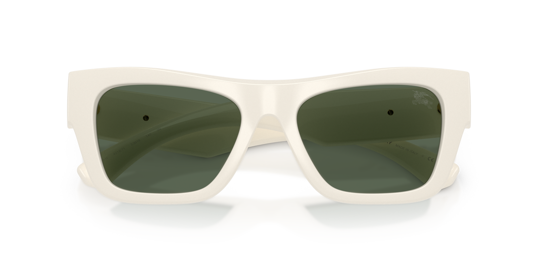 Burberry BE4490U 421871 Blanco / Verde oscuro vista 6