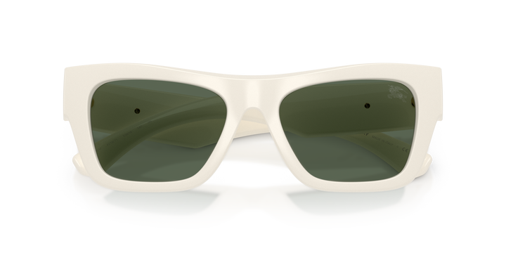 Burberry BE4490U 421871 Blanco / Verde oscuro vista 6