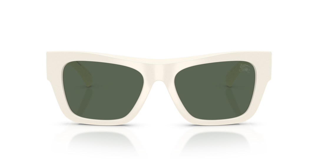 Burberry BE4490U 421871 Blanco / Verde oscuro vista 5