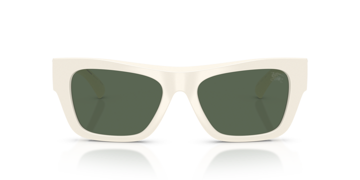 Burberry BE4490U 421871 Blanco / Verde oscuro vista 5