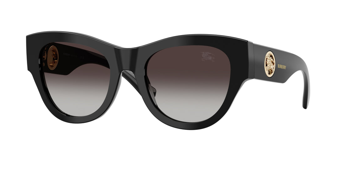 Burberry BE4491 30018G Negro / Gris degradé vista 1