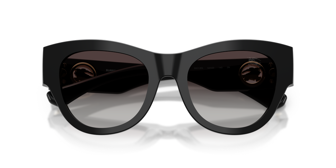 Burberry BE4491 30018G Negro / Gris degradé vista 6