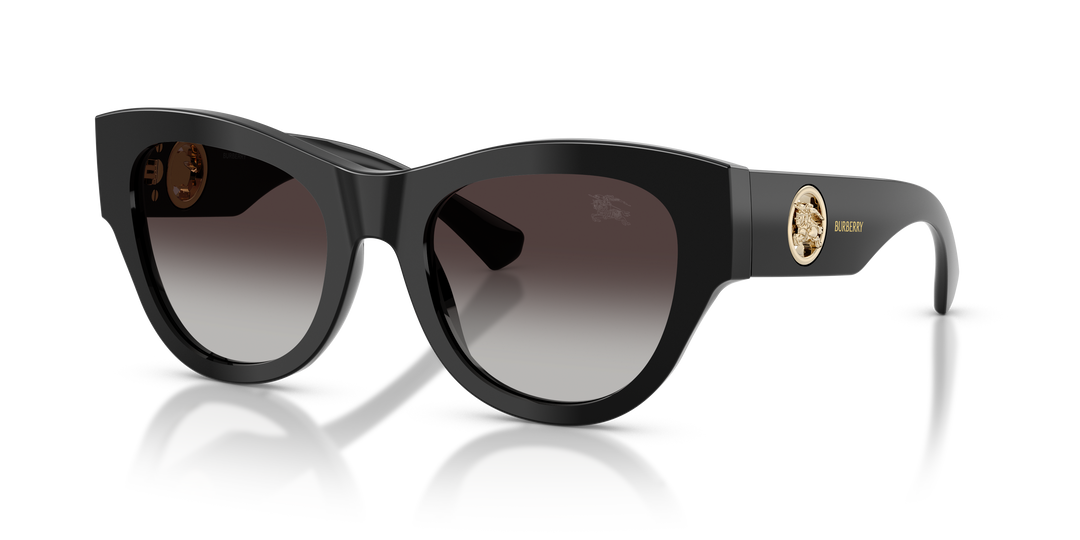Burberry BE4491 30018G Negro / Gris degradé vista 2