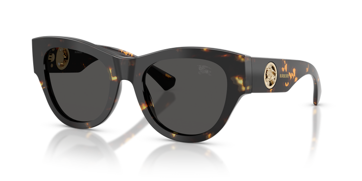 Burberry BE4491 410687 Havana Amarillo / Gris oscuro vista 2