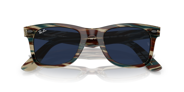 reval-myl-photo:RB2140_1387GG:0rb2140_1387gg_p21_shad_al3 #color_photo-gris-con-rayas-transparente-y-azul