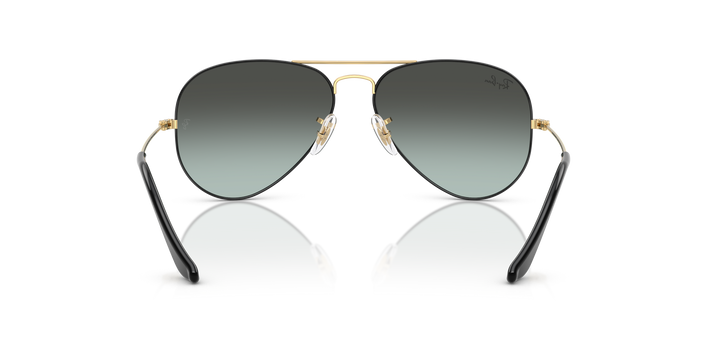 reval-myl-photo:RB3025_9271GK:0rb3025_9271gk_p21_shad_bk #color_negro-sobre-arista-negro-degradado-en-azul-vintage