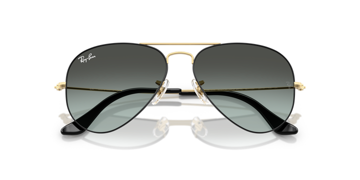 reval-myl-photo:RB3025_9271GK:0rb3025_9271gk_p21_shad_cfr #color_negro-sobre-arista-negro-degradado-en-azul-vintage
