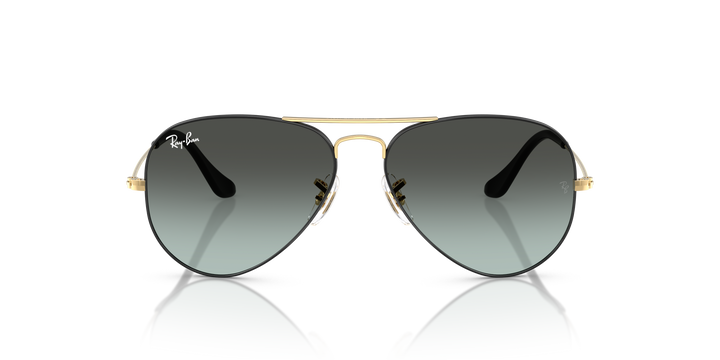 reval-myl-photo:RB3025_9271GK:0rb3025_9271gk_p21_shad_fr #color_negro-sobre-arista-negro-degradado-en-azul-vintage