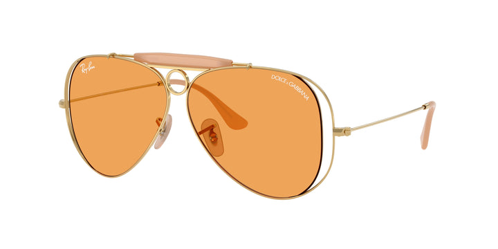 Ray Ban The Shooter Dolce&Gabbana Rb3138M 001/7 Oro arista / Naranja