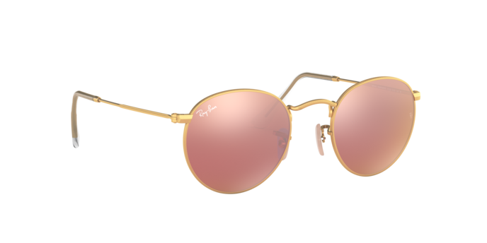 RAY BAN RB3447 ROUND METAL ROSA ESPEJO