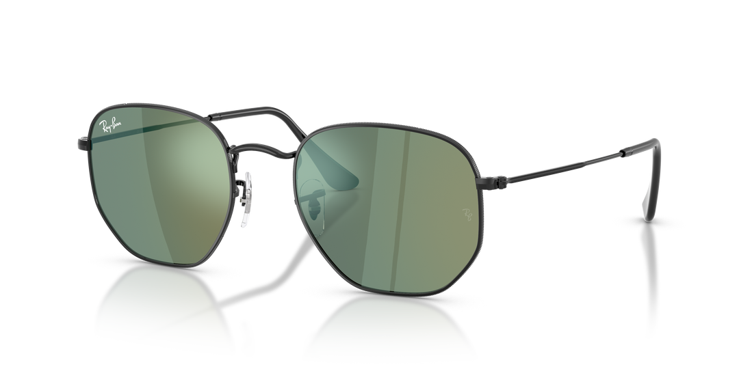 Ray-Ban Hexagonal RB3548N Negro / Azul 002/68 1