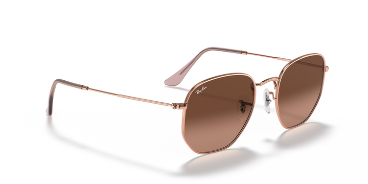 Ray-Ban Hexagonal RB3548N Cobre / Marrón degradé 4