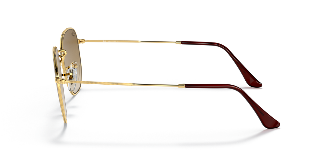 Ray-Ban Hexagonal RB3548N Marrón claro degradé 2