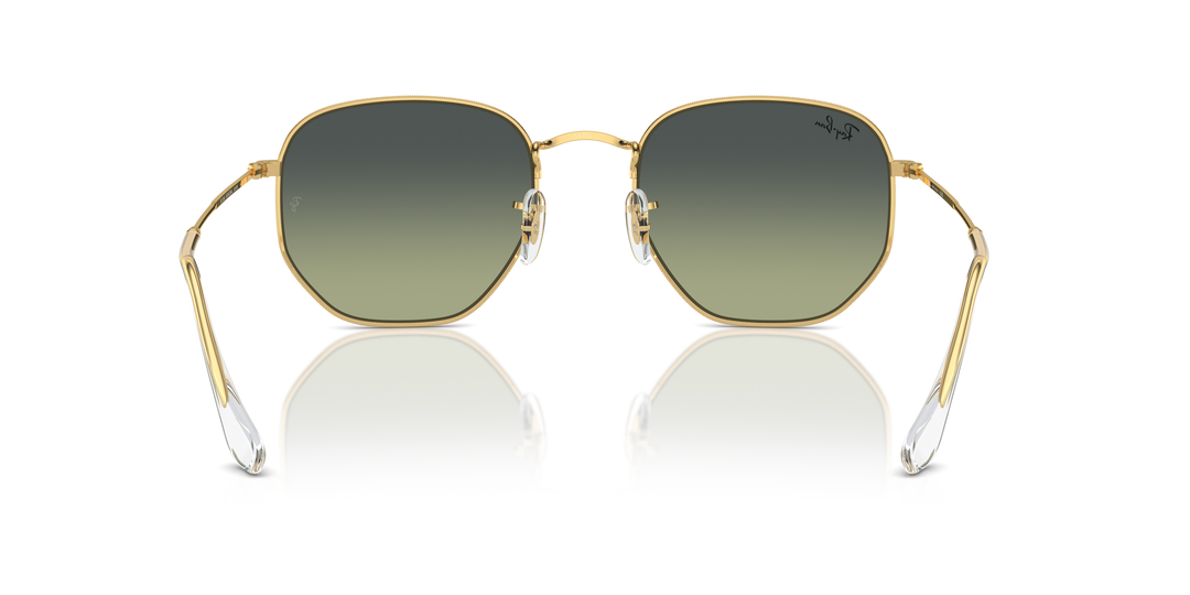 Ray-Ban Hexagonal RB3548N Verde vintage 3