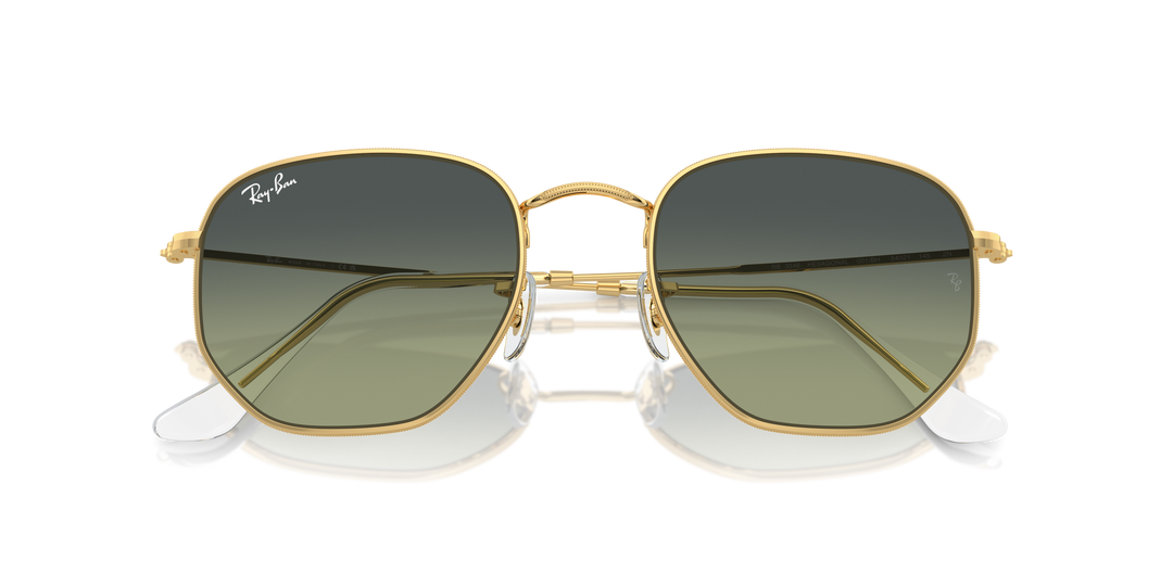 Ray-Ban Hexagonal RB3548N Verde vintage 6