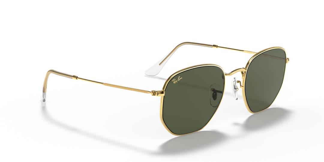 Ray-Ban Hexagonal RB3548N Dorado / Verde G-15 4