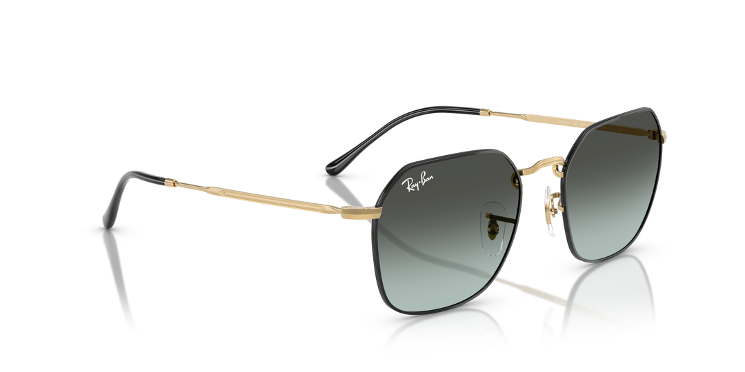 reval-myl-photo:RB3694_9271GK:0rb3694_9271gk_p21_shad_al2 #color_negro-sobre-arista-negro-degradado-en-azul-vintage