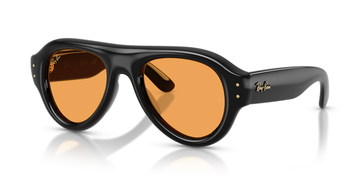 Ray Ban RB4925 Negro / Naranja vista 1