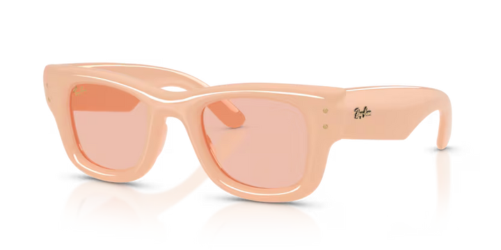 RAY BAN WAYFARER PUFFER RB4940 47mm / Crudo sólido / Rosa oscuro