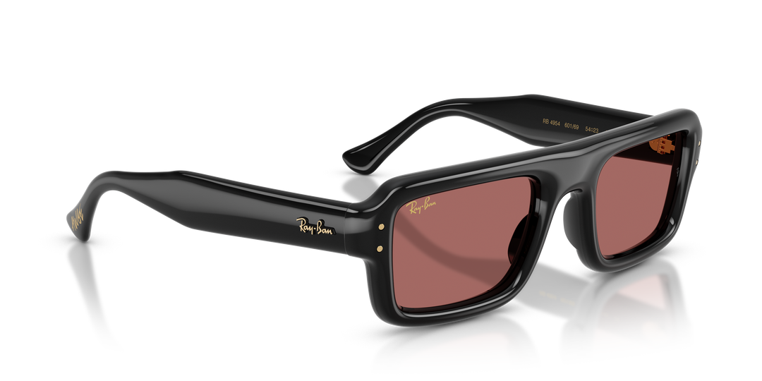 Ray Ban RB4954 Negro / Violeta oscuro vista 4