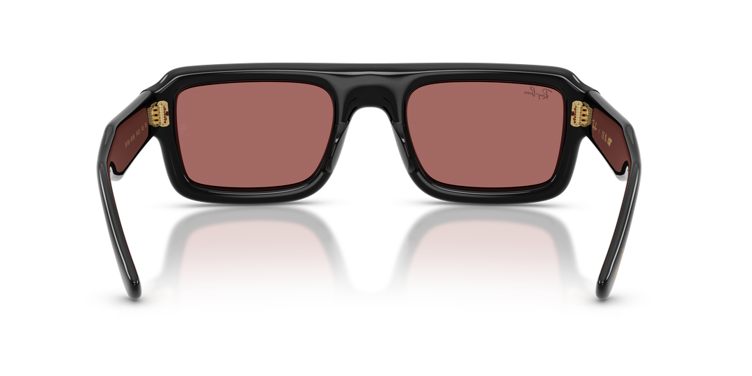 Ray Ban RB4954 Negro / Violeta oscuro vista 3