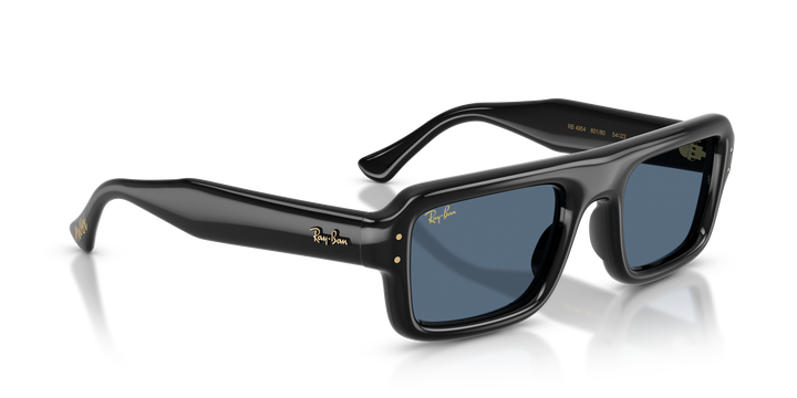 Ray Ban RB4954 Negro / Azul oscuro vista 4