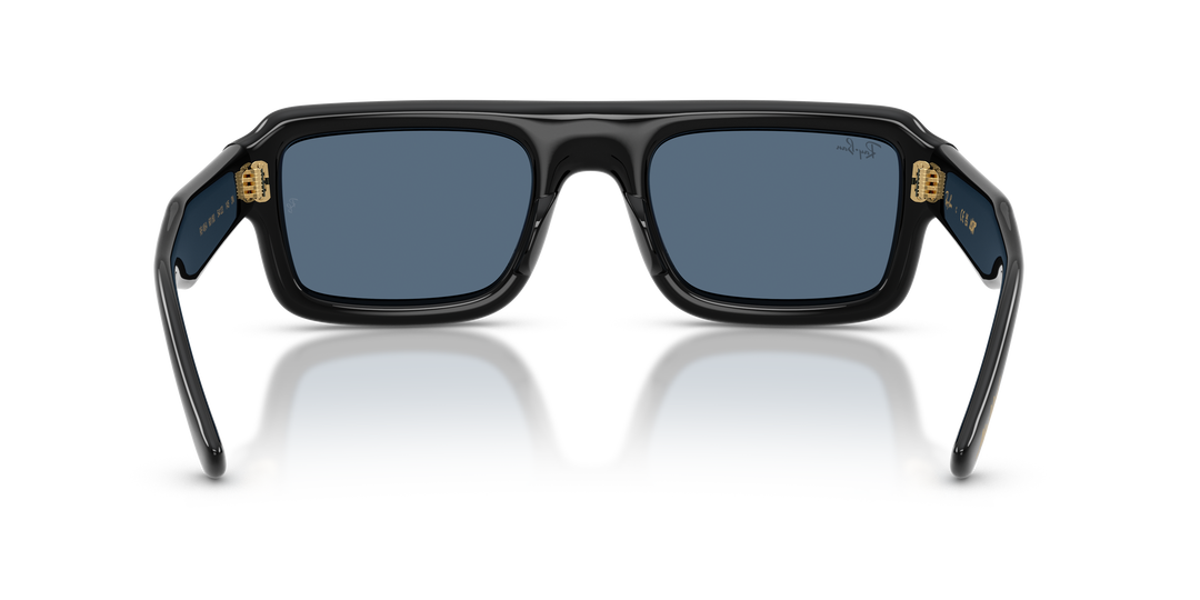 Ray Ban RB4954 Negro / Azul oscuro vista 3