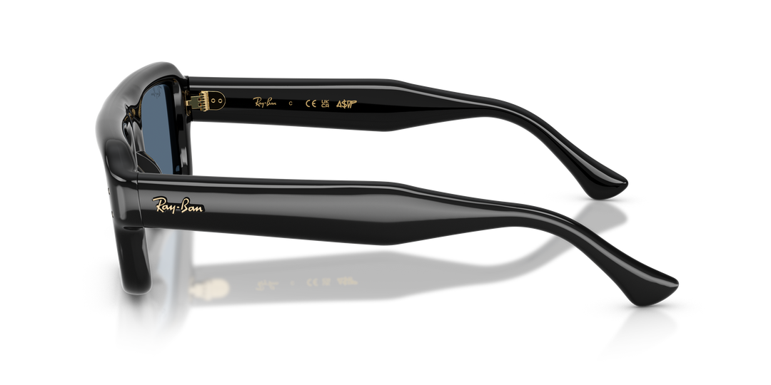 Ray Ban RB4954 Negro / Azul oscuro vista 2