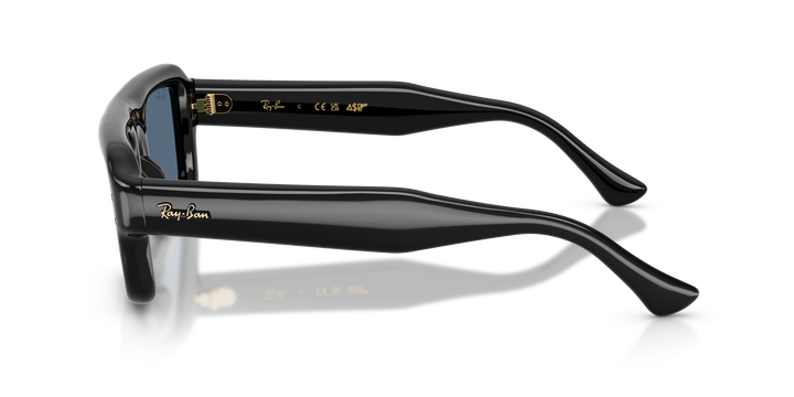 Ray Ban RB4954 Negro / Azul oscuro vista 2