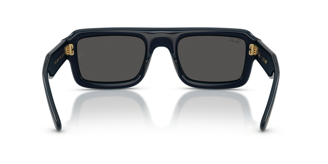 Ray Ban RB4954 Azul oscuro Traslúcido / Ultra Negro vista 3