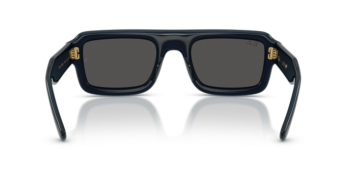 Ray Ban RB4954 Azul oscuro Traslúcido / Ultra Negro vista 3
