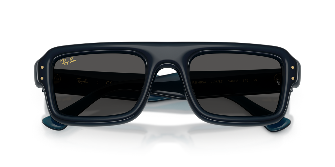 Ray Ban RB4954 Azul oscuro Traslúcido / Ultra Negro vista 6