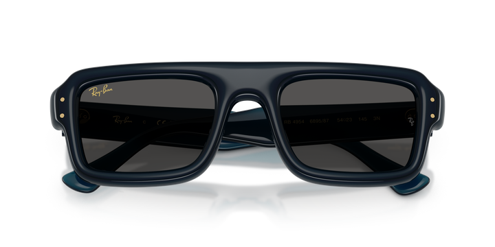 Ray Ban RB4954 Azul oscuro Traslúcido / Ultra Negro vista 6